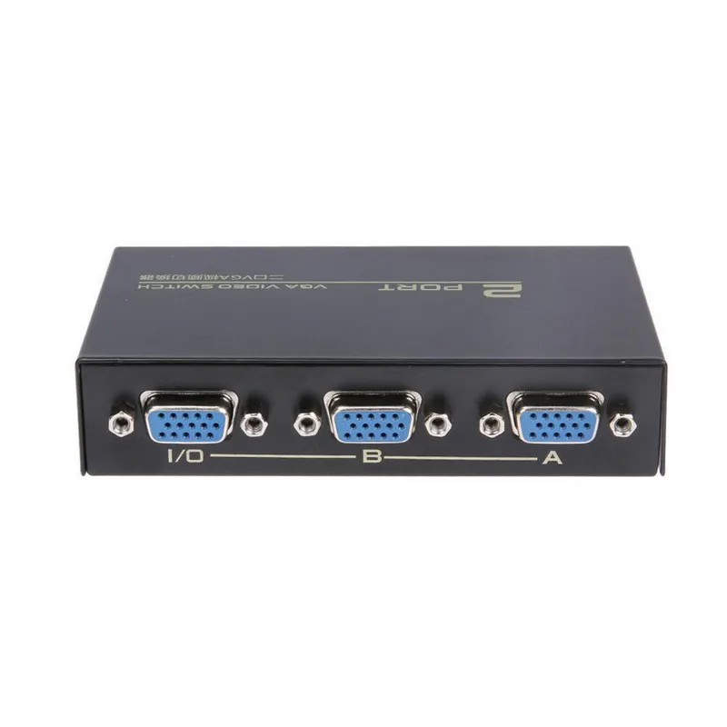 Mayitr 15HDF 2-портовый VGA видео коммутатор 2 в 1 выход 130 МГц Переключатель Селектор