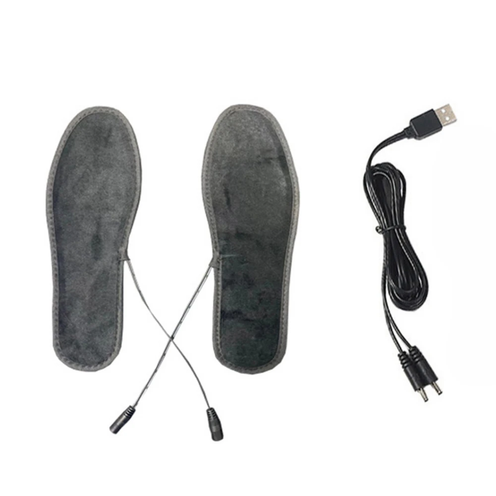 

Зимние Стельки с электроподогревом, стельки с подогревом USB для обуви, теплые стельки, коврик для носков, унисекс, моющиеся теплые термостел...