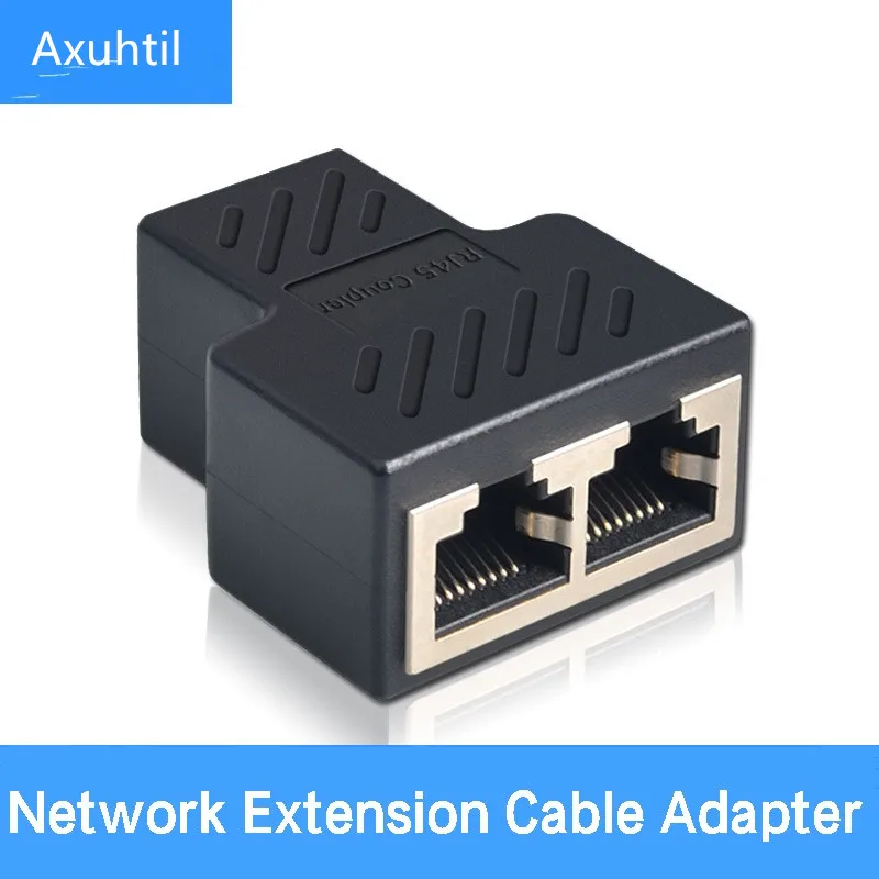 2020 год сетевой кабель локальной сети Ethernet от 1 до 2 способами Женский Разветвитель