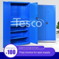 Heavy tool cabinet metal cabinet workshop toolbox double door factory lockers safety tool cabinet thickened