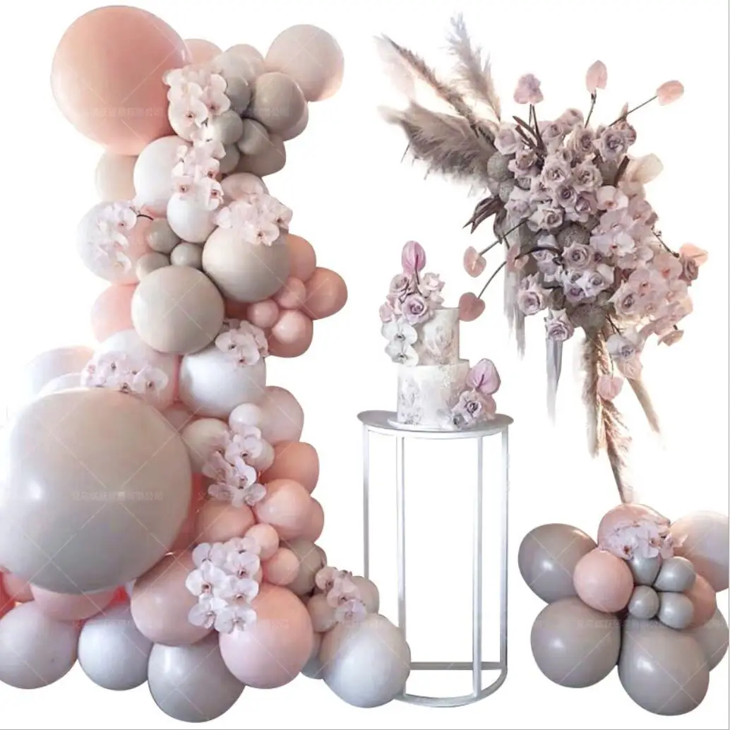 

Morandi Wedding Balloon White Wedding Decoration Garland Balloon arch For Birthday Party Ballon To be Bride Baloon H0284