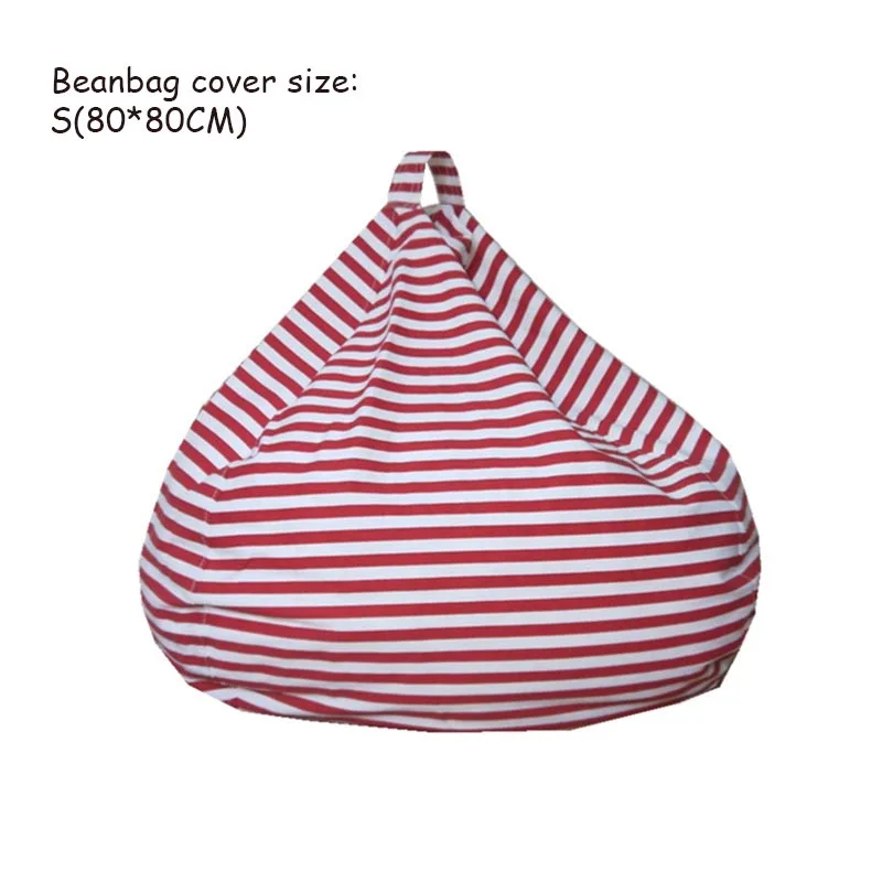 S-80X80CM Bean Bags для взрослых Bean Bag Cover Whithout наполнение lounger Bean Boozled Pouf Chambre спальня ленивый мешок стул диван Pouf Geant - Цвет: S-80X80CM