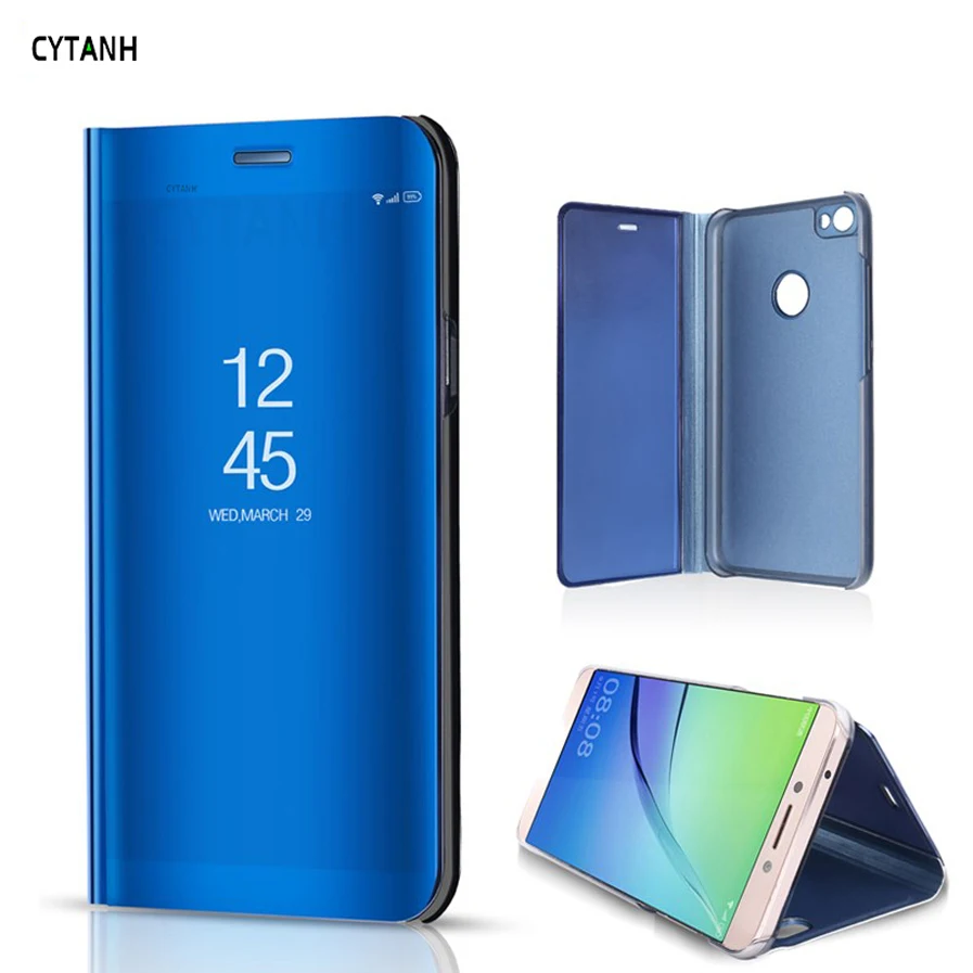 P умный прозрачный зеркальный чехол для Huawei 8 9 10 20 Lite 2017 Plus Mate Pro Honor Nova 3 i флип