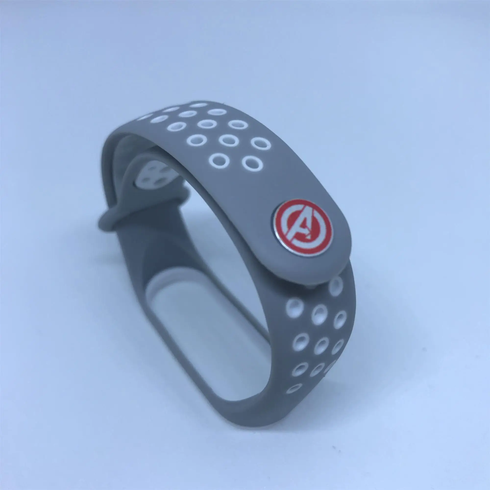 FIFATA NEW The Avengers Silicone Watch Strap For Xiaomi Mi Band 4 Xiaomi Mi Band 3 Smatr Watch Wristband Replace Accessories