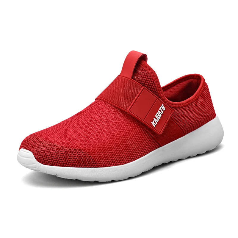 

Men's Running Shoes Fashion Sneakers Walking Shoes Slip-on Unisex Low-Top Light Air Mesh Large Size Woman Casual Shoes