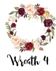 wreath 4 Персонализировать любой язык цветочный венок квадратный Свадебный Гостевая книга упаковочная коробка, на заказ Свадьба День рождения Крещение желаний коробка для гостей книга - Цвет: wreath 4