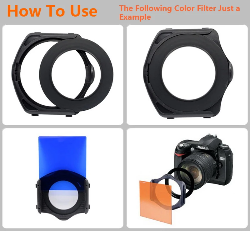 

KnightX 24 Filter 9 Ring cokin p series color Lens Kit for Canon Pentax Sony Nikon 49MM 52MM 55MM 58MM 62MM 67MM 72MM 77MM 82MM