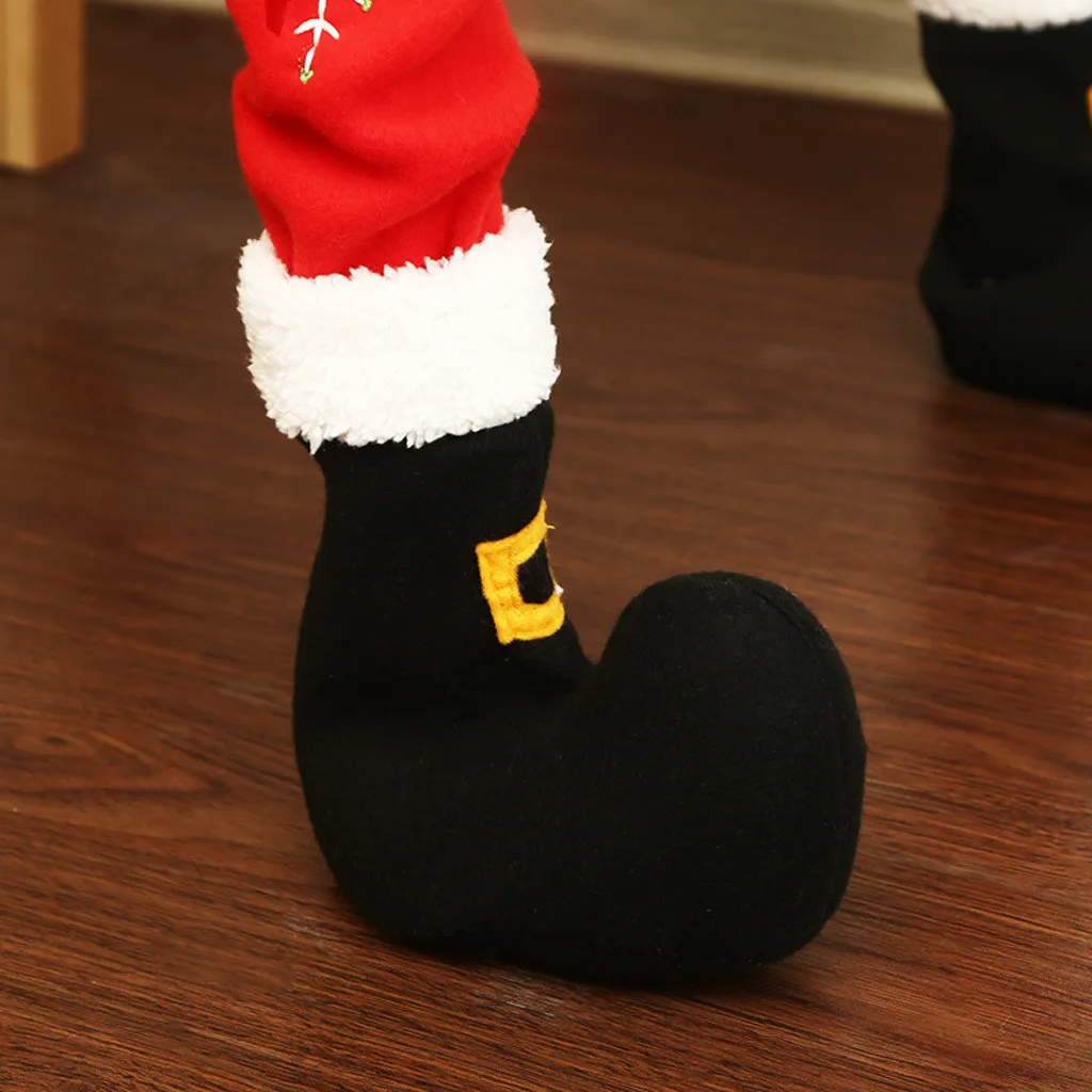 4 шт. рождественские Чехлы для ног на стул вечерние украшения стола дома 2020|Чехлы