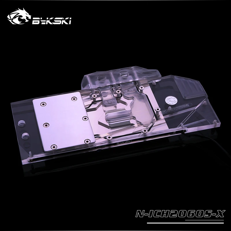 Bykski водоблок для Inno3D RTX2060/1660Ti ICHILL IceDragon Super Edition/медный радиаторный блок/3PIN 5V A-RGB/4PIN 12V RGB