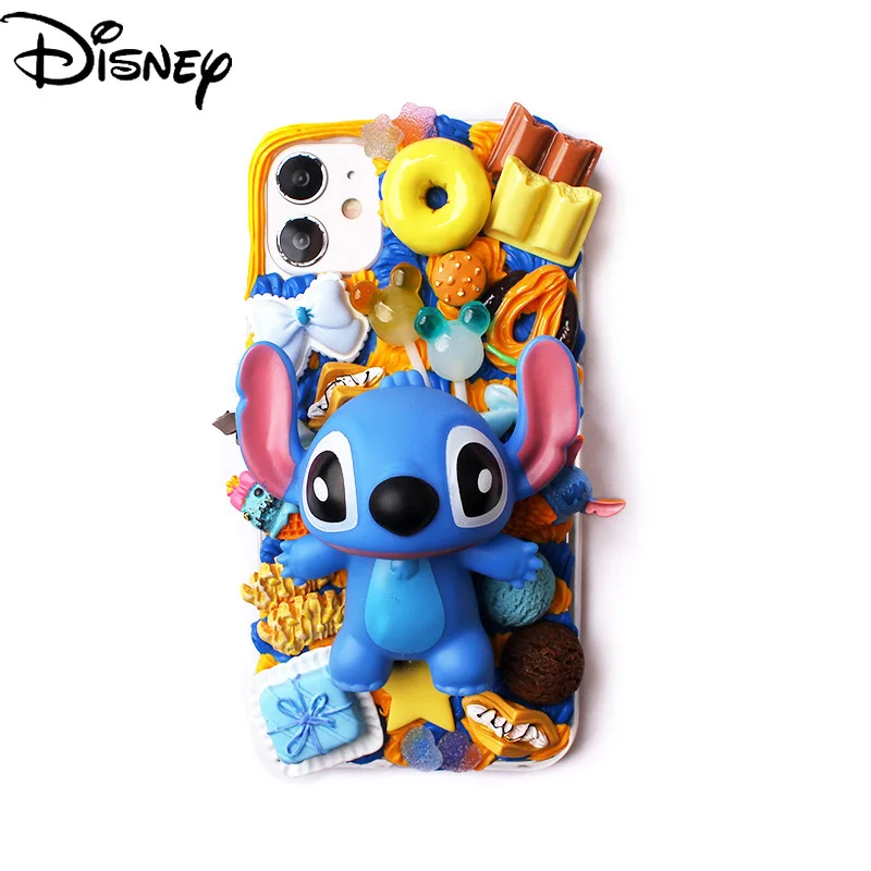 

Disney cartoon cute Stitch creative handmade DIY couple mobile phone case for Huawei nova 7 7se Nova/5i pro/3e 3/nova 7 pro/