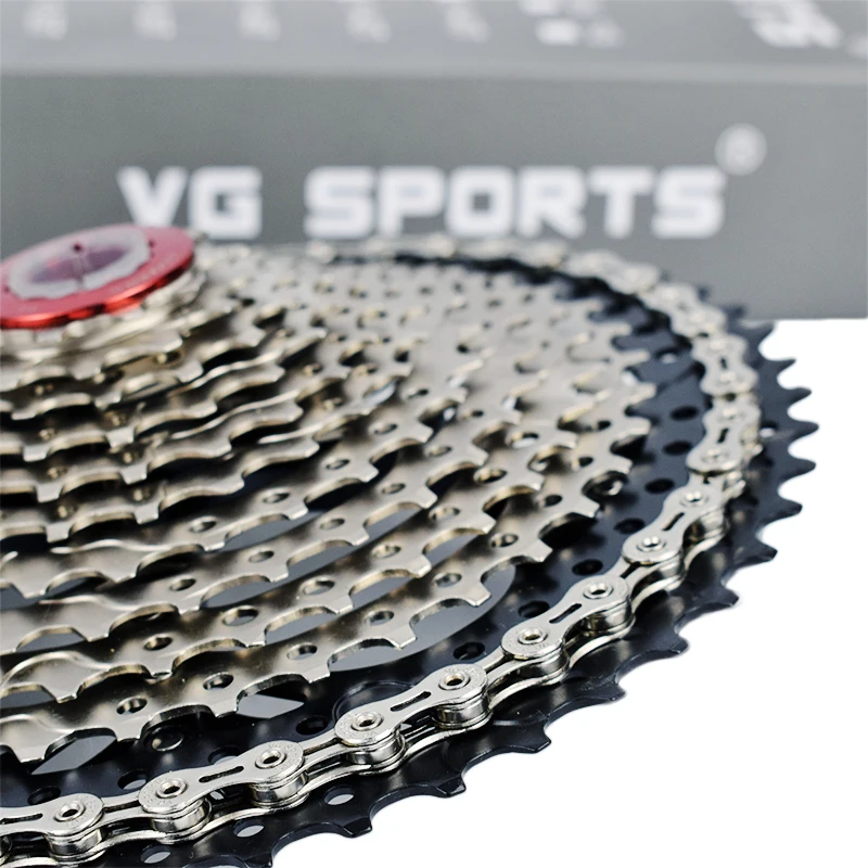 VG спортивный горный шоссейный велосипед 11 скоростные цепи MTB 116L для велоспорта