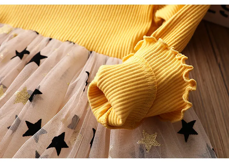 

Flower Lace Dress Kids Birthday Spring&Autumn Red Dress Kids Princess Dresses For Girls Baby Kids Children Long Sleeves Clothes