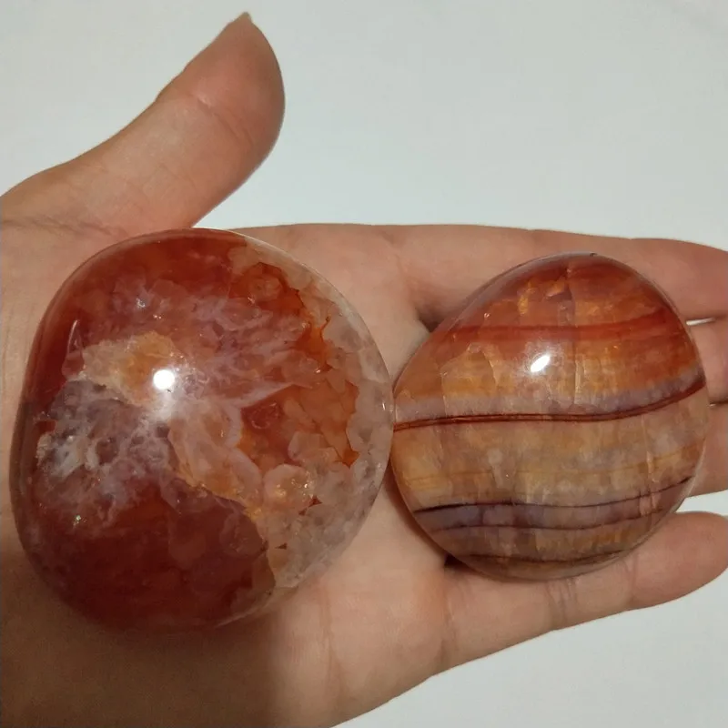 Натуральный камень красный агат пальмовые камни игры маленькие и кристаллы