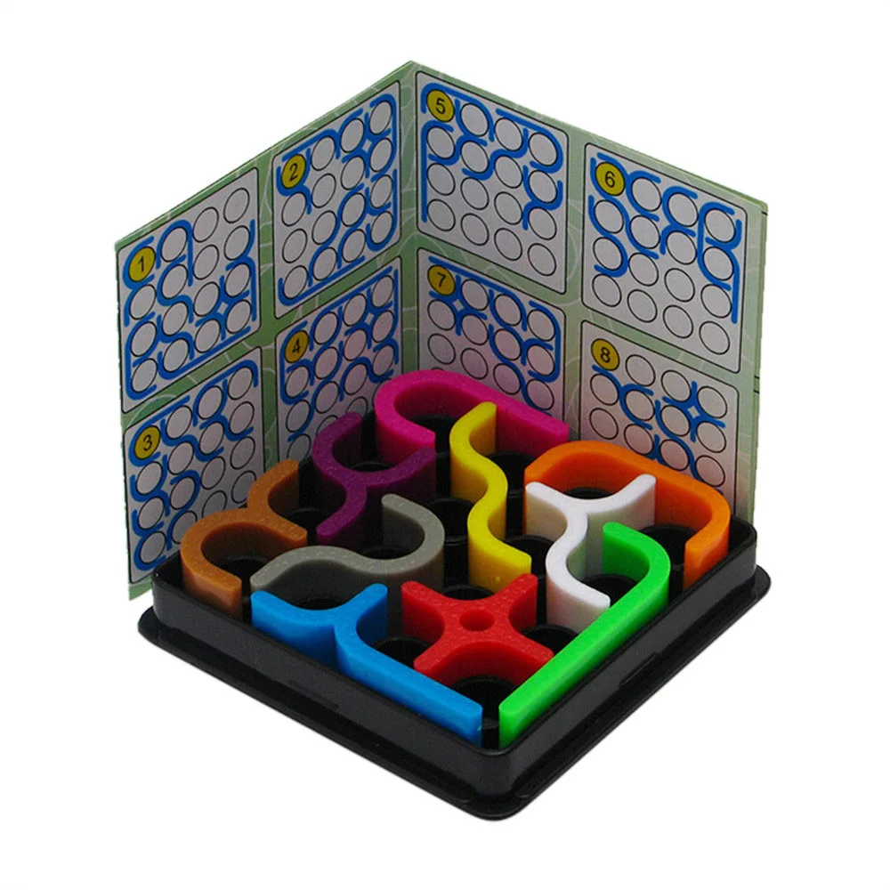 Креативный Интеллектуальный 3D пазл игрушки сумасшедшие кривые игры судоку