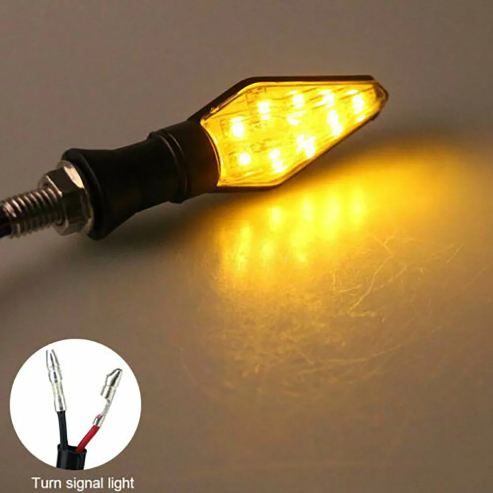 

Universal Light 4pcs Signal ABS Accessories Amber Blue Blinker DC 12V LED