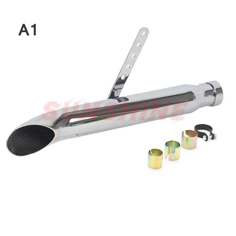 Универсальный выхлопной питбайк CafeRRacer мотоцикл глушители глушитель труба Ретро