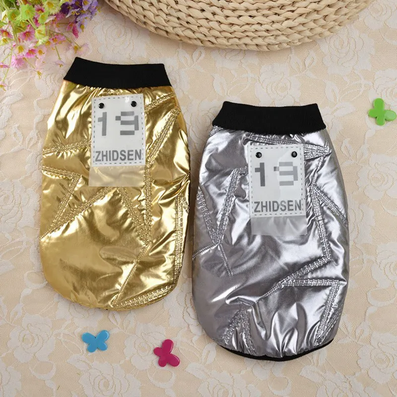 Осенне зимний пуховик для домашних животных и кошек утепленный жилет теплая