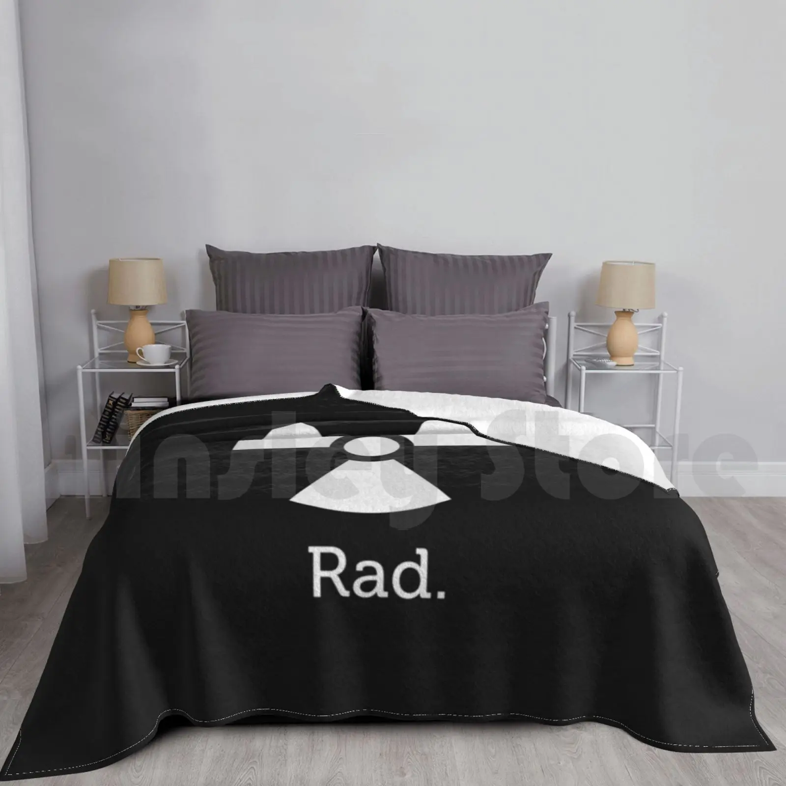 

Putting The Rad In Radioactive. Blanket Super Soft Warm Light Thin Rad Radiation Nuclear Physics Atomic Nucleus