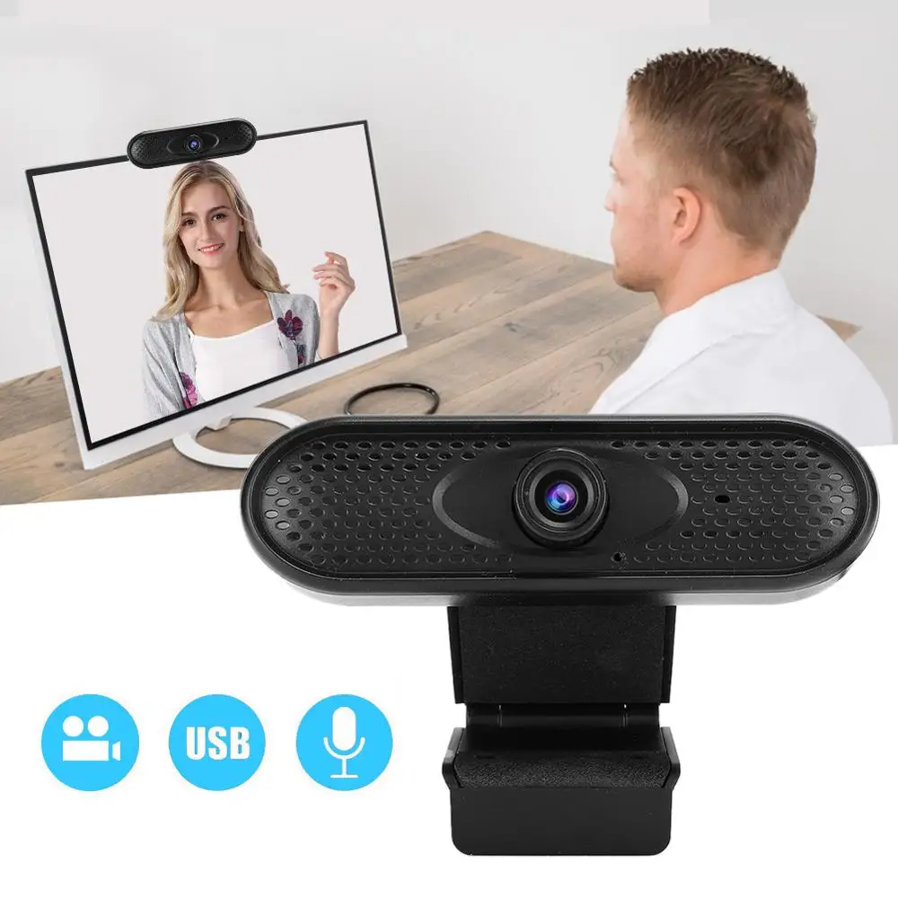 Веб камера HD для компьютера аксессуары запчасти ПК веб камеры ноутбука прямой