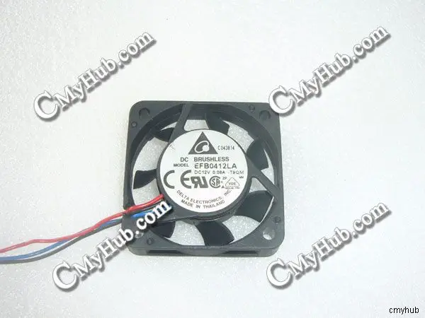 Для DELTA ELECTRONICS EFB0412LA T9QM DC12V 0.08A 4010 4 см 40 мм 40x40x10 3pin Вентилятор