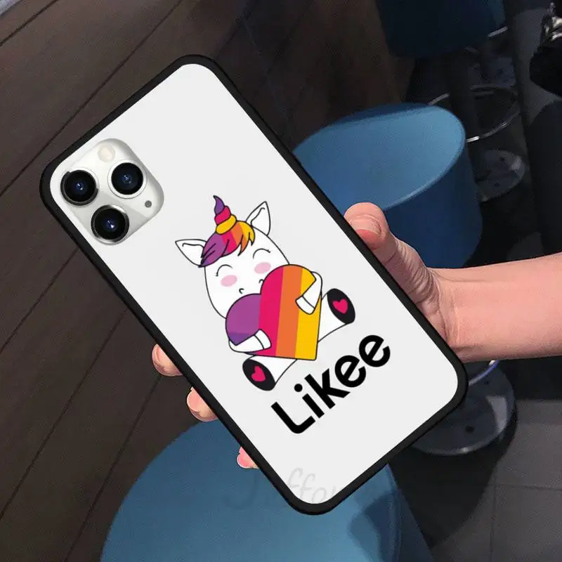 

fashion Likee cat bear love heart art Phone Case for iPhone 11 12 pro XS MAX 8 7 6 6S Plus X 5S SE 2020 XR Soft silicone
