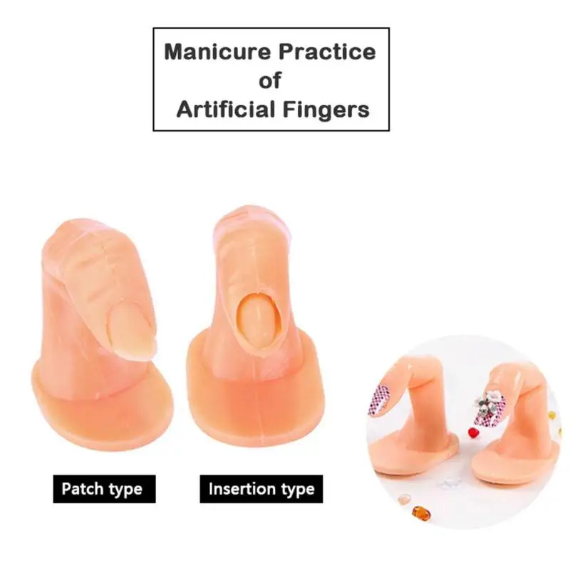 Профессиональный дизайн ногтей пластиковый УФ-гель Поддельные Пальцы