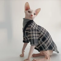 fss sphynx cat clothes winter sweater knit cardigan soft fabric devon cornish pet apparel hairless cat clothes for sphinxes