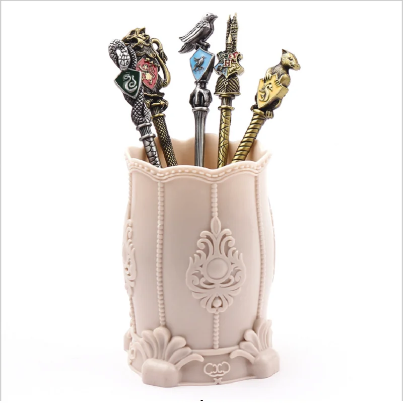

5 Harry's Eyeshadow Brush Makeup Brush Metal Handle Academy Badge Beauty Tool Set Movie Porter