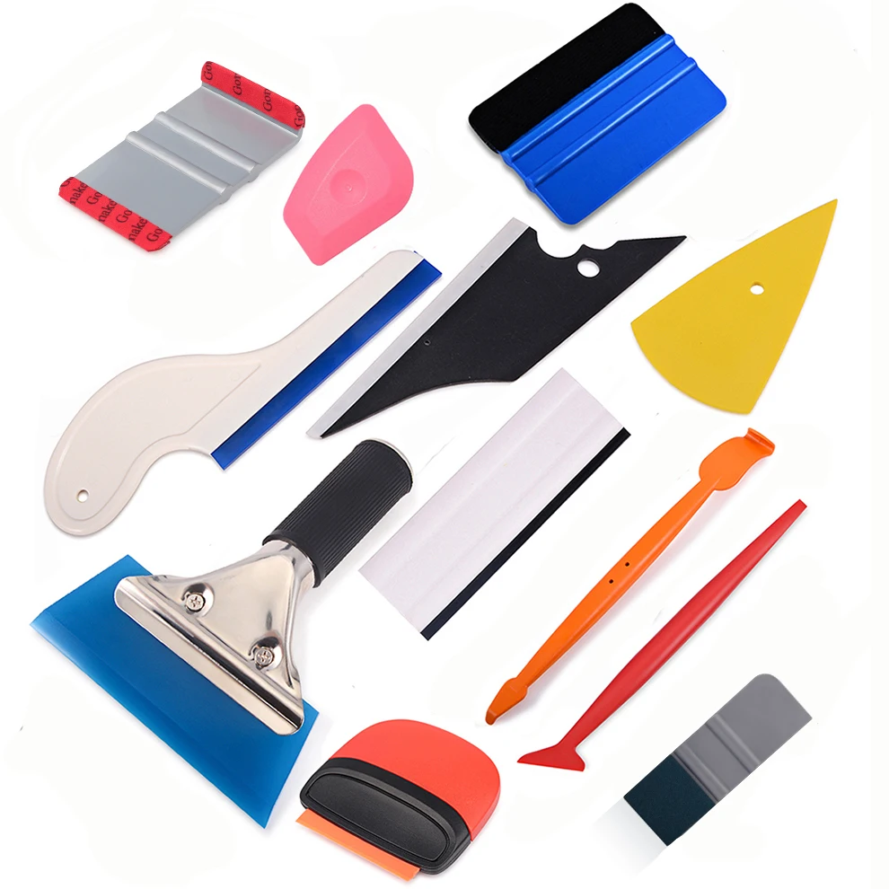 FOSHIO Автомобильная Тонировочная пленка для окон набор инструментов установки