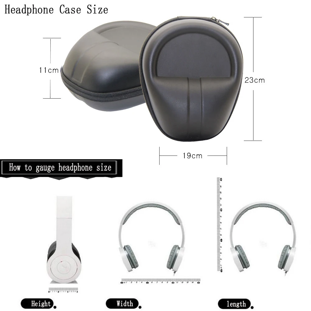 Новый жесткий чехол для наушников Sennheiser HD598 HD580 HD558 HD559 HD569 HD579 HD599 HD518 HD201 сумка