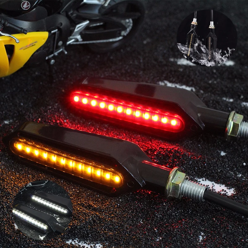 Светодиодный светильник для мотоцикла с поворотом 2 шт.| |