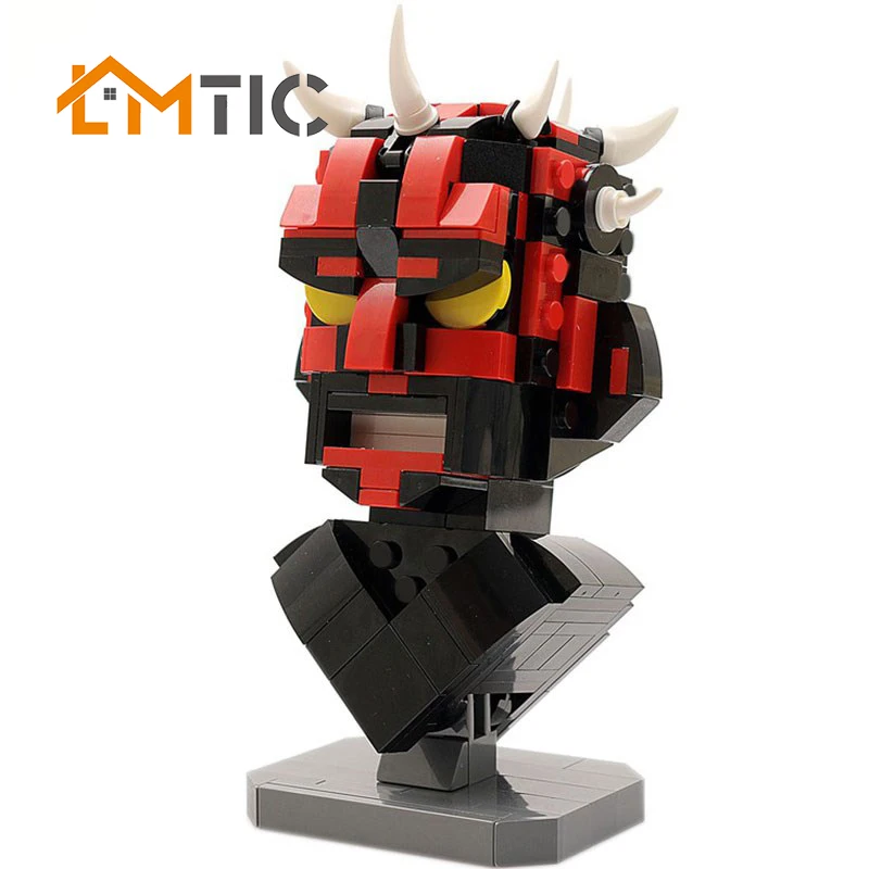 MOC 12474 фигурки из фильма звезды дартэд Maules серии бюст строительные блоки кирпичи