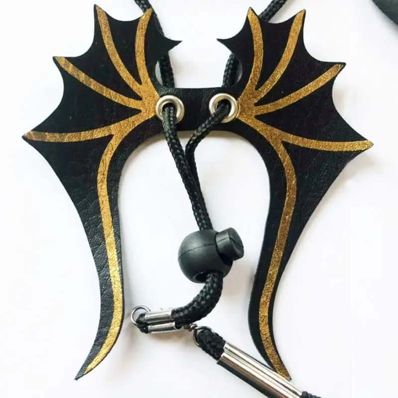 

Small Pet Animals Adjustable Bearded Harness Leash Reptile Lizard Traction Belt with Cool Wings for Reptiles Amphibians K3NA