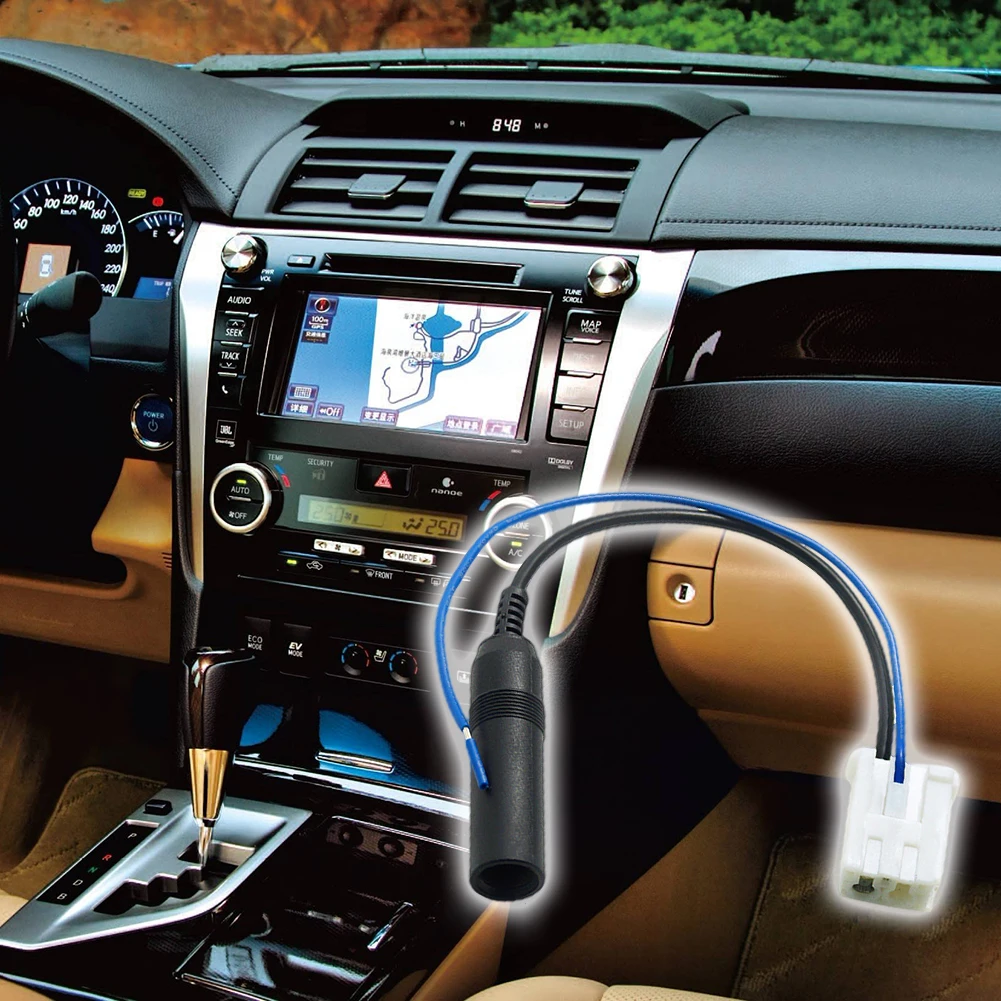 

Car Radio Antenna Adapter Male Car Audio Cable Radio Antenna For Toyota 2010-2013 Radio Stereo Reverse Antenna Adapter