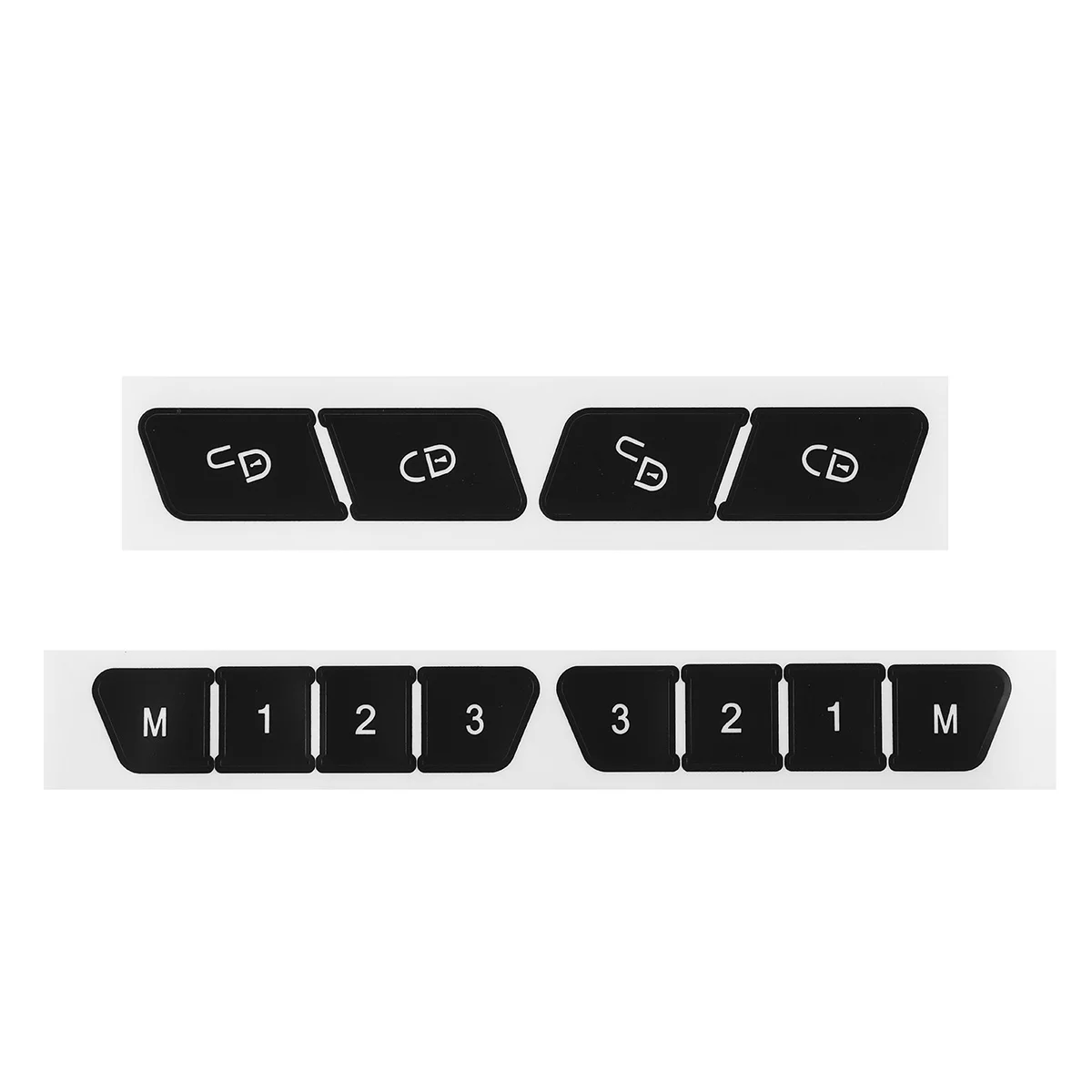 Car A/C Door Lock Window Switch Button Repair Sticker Decals Stickers For Benz GLK350 C Class CLS C218 W172 W204 W212 W218 W207 |
