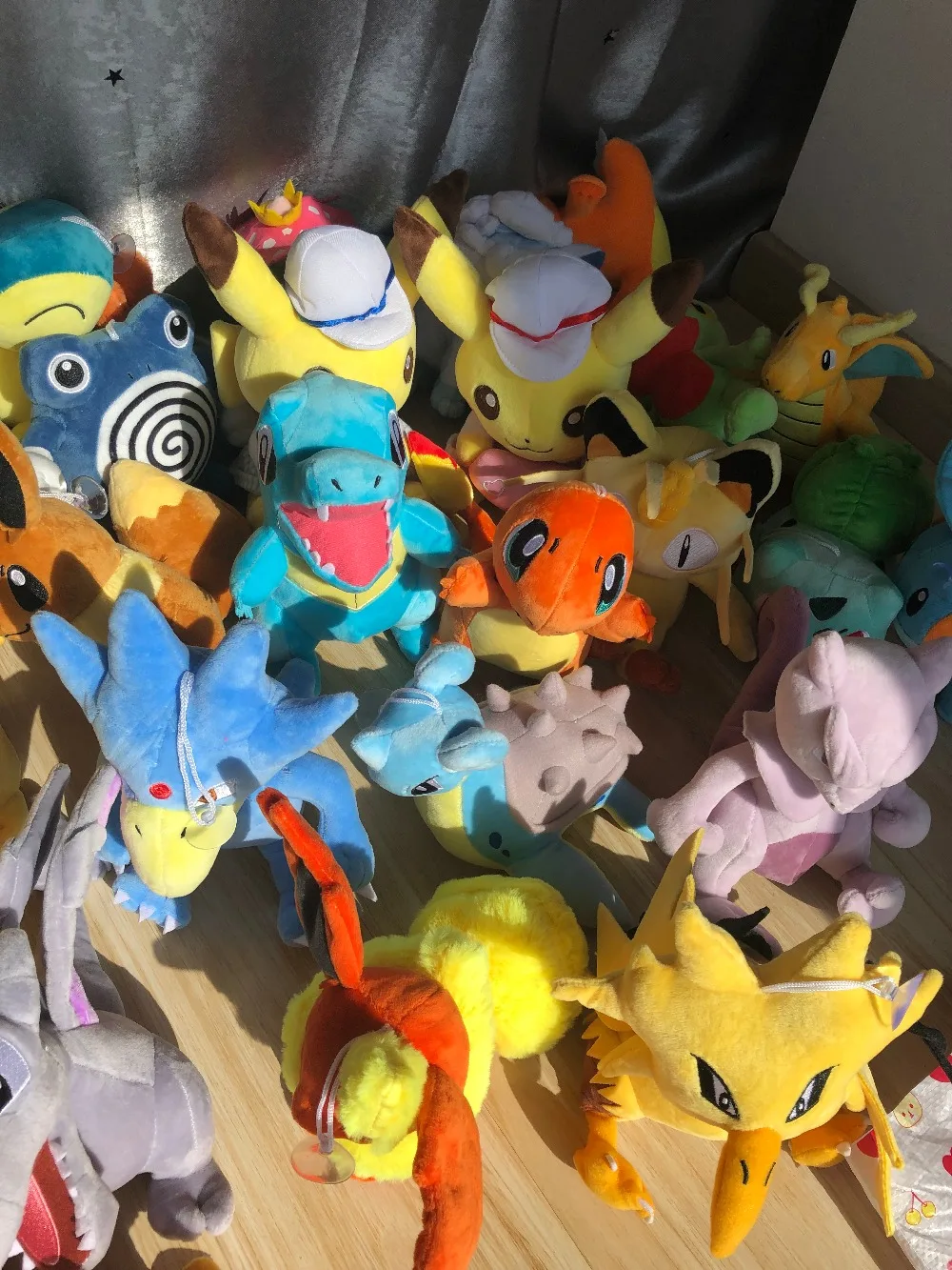 Пикачу Squirtle Charmander Bulbasaur Eevee Jigglypuff Mewtwo плюшевый снорлакс кукла мягкая чучела Подвеска Дети Детские игрушки Подарки