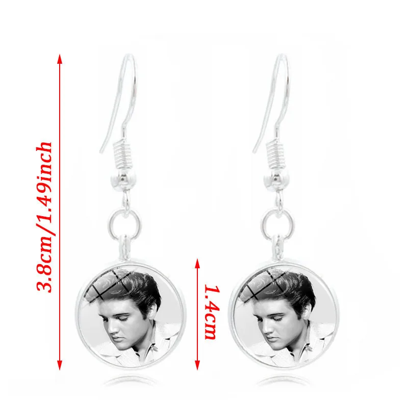 Элвис фото Время камень стекло кабошон Модный Ювелирный Набор колье браслет