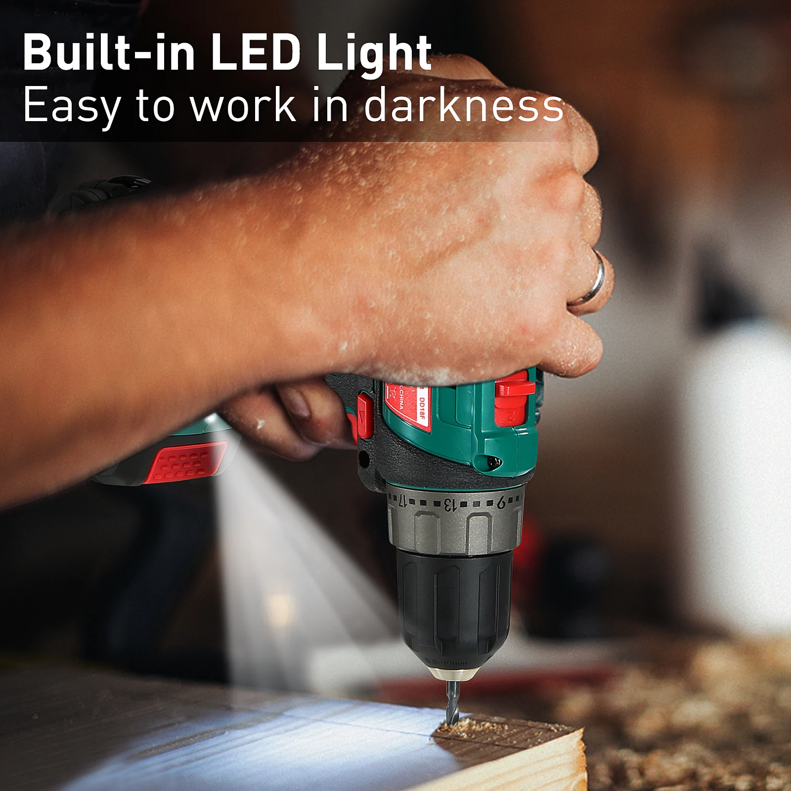 Электрическая аккумуляторная дрель HYCHIKA набор отверток с двумя скоростями 18 в 22