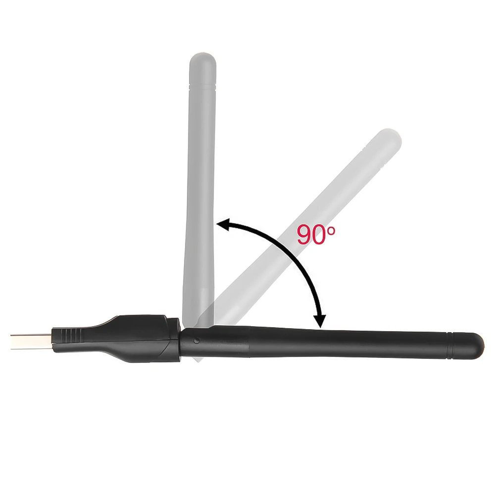 150 м USB 2 0 Wi-Fi беспроводная сетевая карта 802 11 b/g/n LAN адаптер с поворотная антенна для