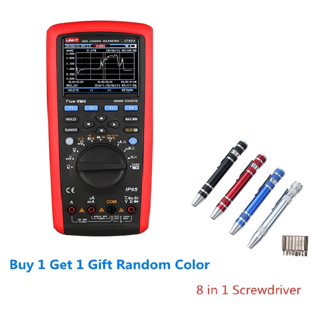 UNI T UT181A истинное среднеквадратичное значение мультиметр 0.1% точность