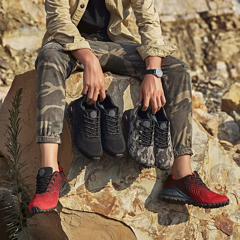 

New Men's Hiking Shoes, Outdoor Hiking Shoes, Men's Backpack Boots, Spring and Summer Hiking Shoes, Mens Rubber Non-slip Outsole