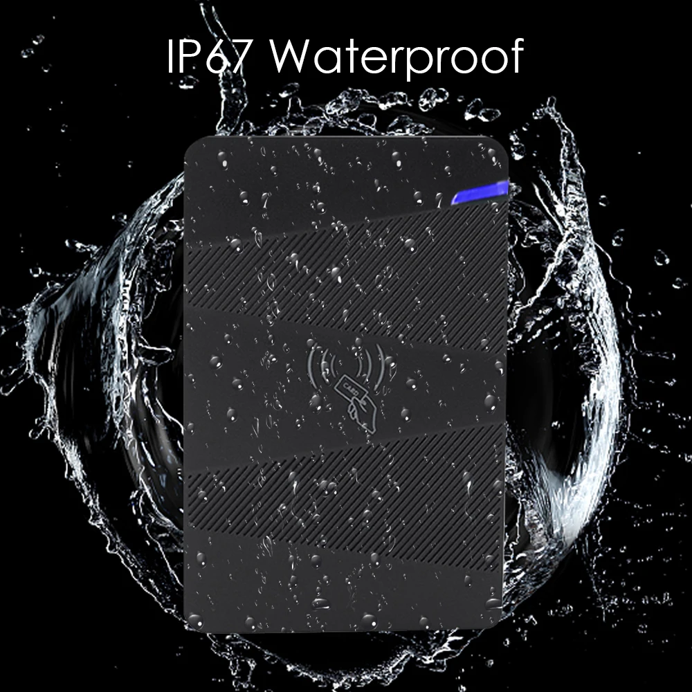 IP67 Водонепроницаемый 13 56 МГц IC доступа Управление кард ридер на открытом воздухе