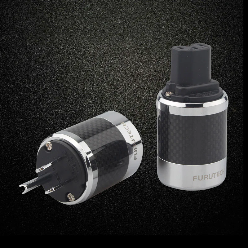 Высококачественная розетка Furutech FI-50 NCF Nano Crystal EU/US с родиевым покрытием блок
