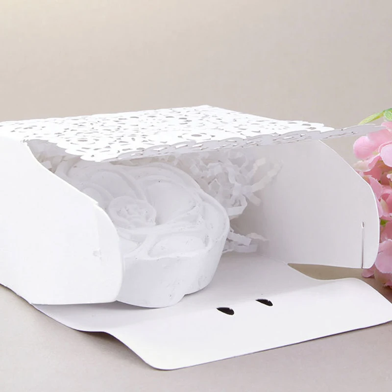 Подарочные пакеты с вырезами в форме цветка лента коробка для конфет 10/20/50 шт. |