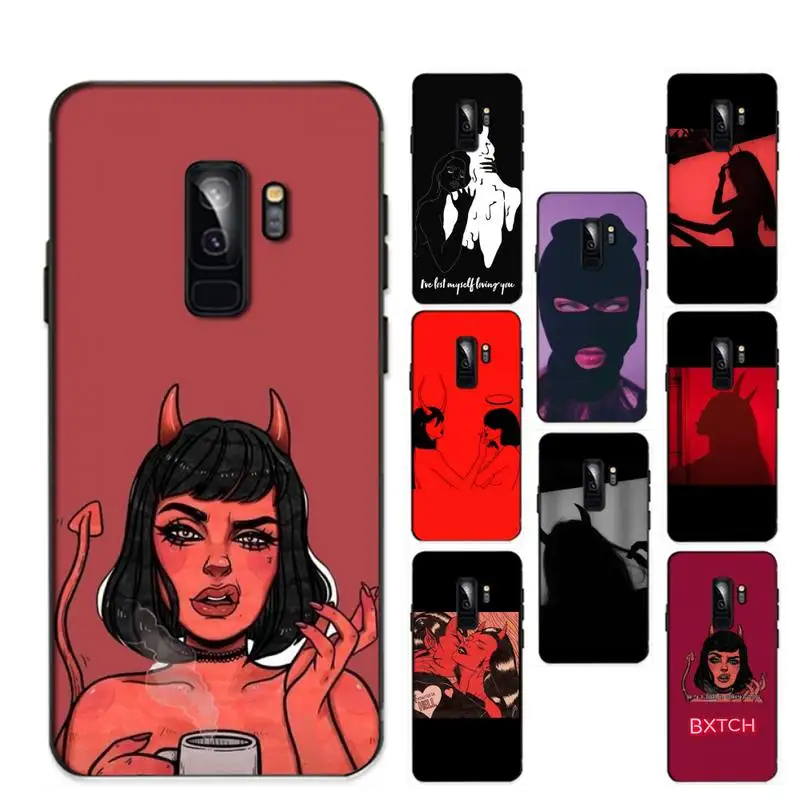 

Devil Woman Sexy Girl Fashion Phone Case For Samsung Galaxy S20lite S21 S21ULTRA s20 s20plus for S21plus 20UlTRA capa