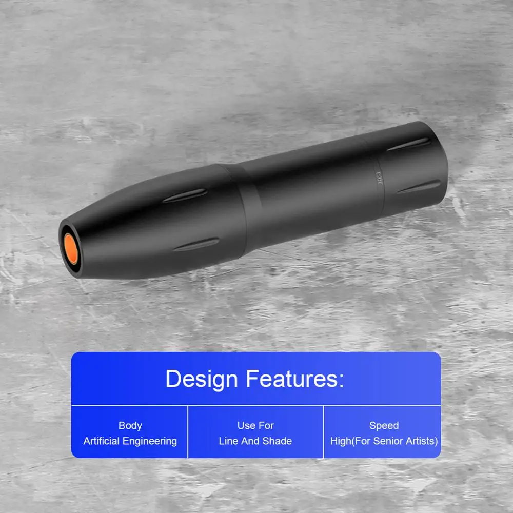 Вращающаяся тату машинка JOSI мощный с мотором без сердечника на заказ шнур RCA