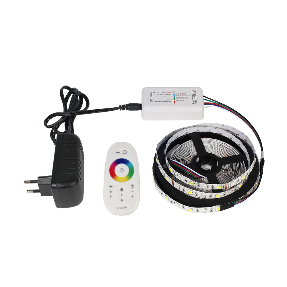 DC 12V 24V светодиодный RGBW/RGB пульт управления 2,4G беспроводной RF сенсорный экран пульт дистанционного управления 6A на канал для SMD 5050 3528 светодиодный полосы света