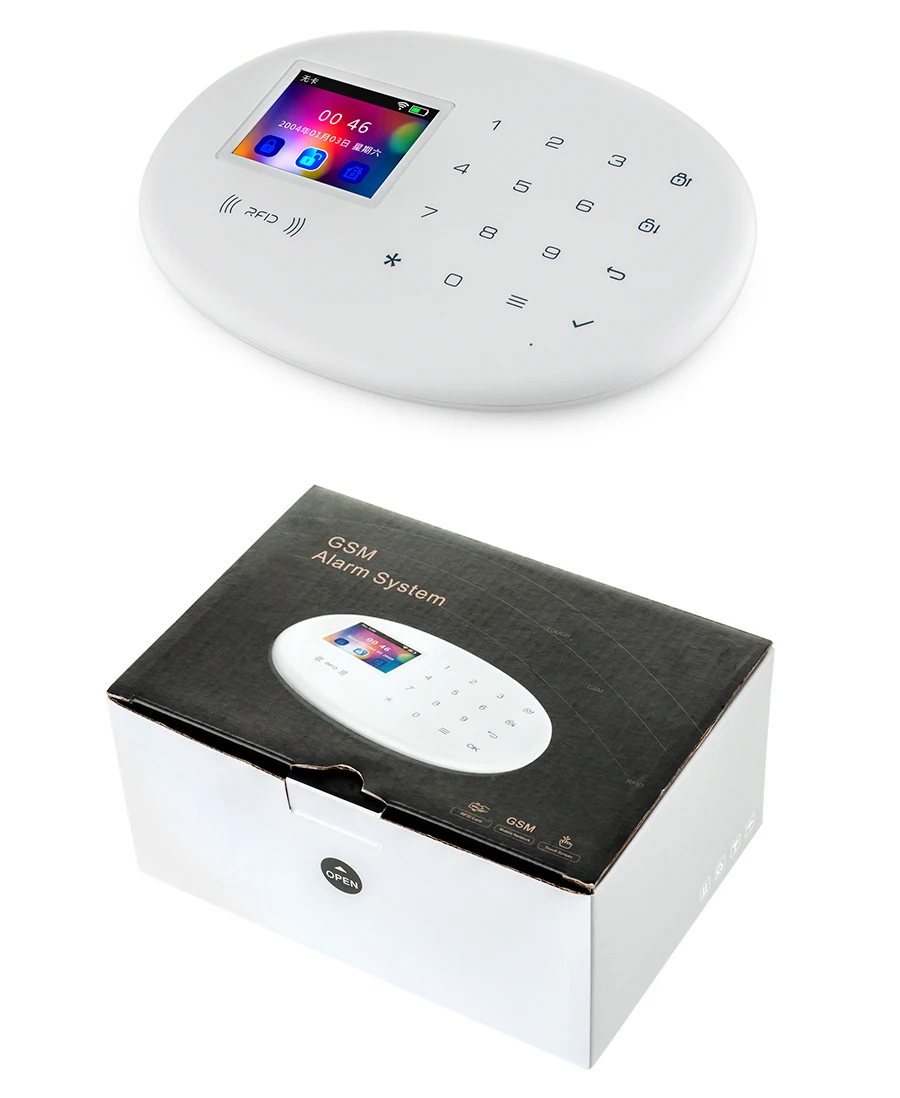 KERUI W20 Wifi Gsm приложение Rfid Управление сенсорный экран сигнализация Беспроводная GSM SMS Охранная сигнализация движения PIR