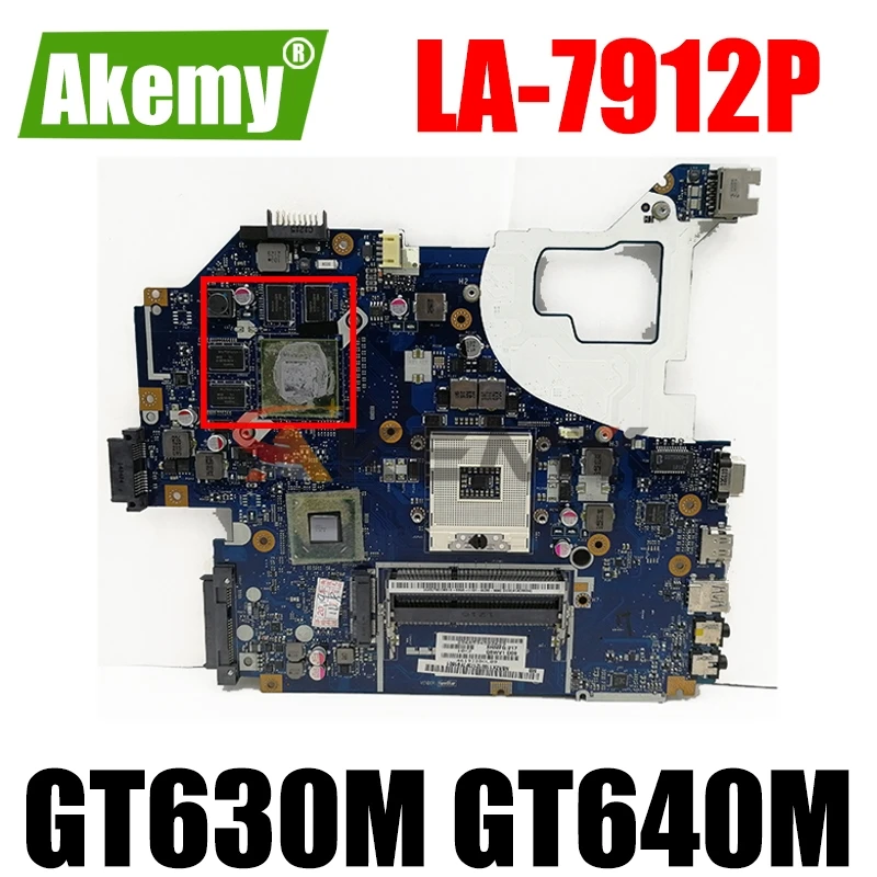 

LA-7912P для ACER E1-571 E1-571G V3-571 V3-571G Материнская плата ноутбука Q5WVH LA-7912P HM77 GPU GT630M GT640M Тесты ок материнская плата