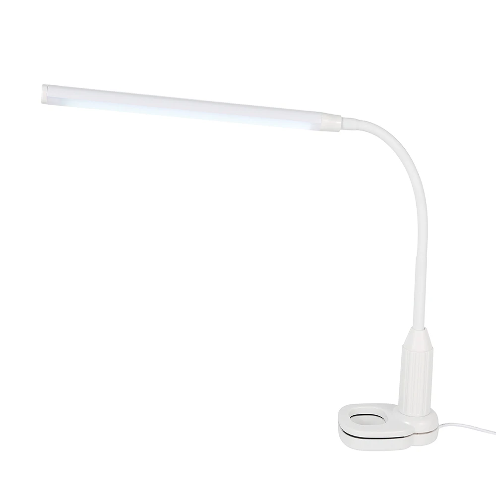 24LED защитный зажим для глаз настольная лампа 5 Вт 500 лм плавное затемнение гибкая